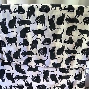 Black And White Cat Scarf
